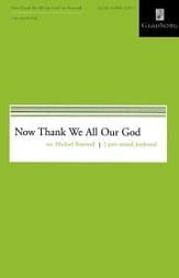 Now Thank We All Our God Two-Part choral sheet music cover